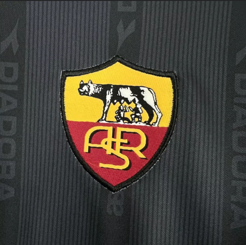 Camisa Roma Retrô Preta 1999/2000 - #1