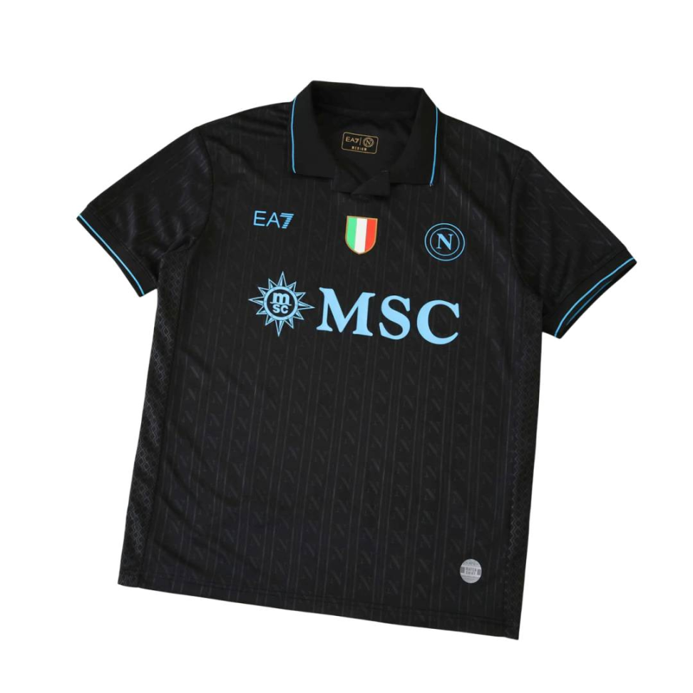 Camisa Napoli III 25/26 Torcedor - Preto