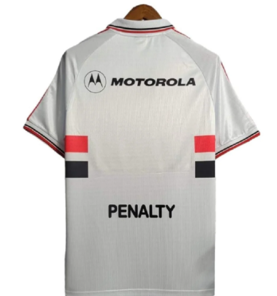 Camisa São Paulo I Retrô Penalty 2000 Motorola - Branco