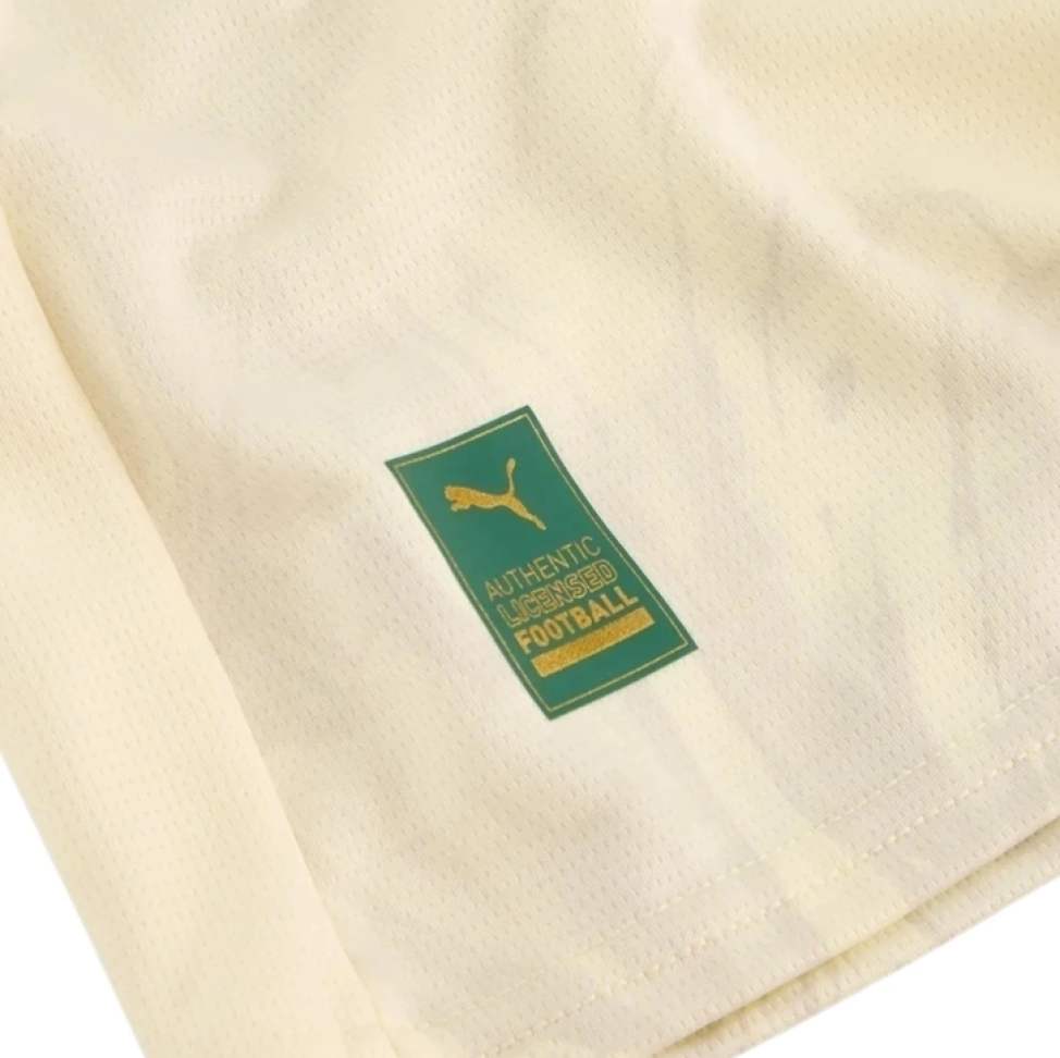 Camisa Palmeiras Edição especial Mundial de Clubes 25/26 - Torcedor Puma Masculina - Bege e verde - #3