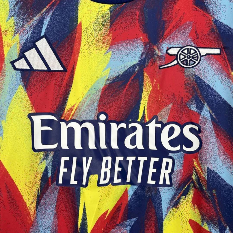 Camisa Arsenal Pré-Jogo 25/26 Torcedor - Vermelha