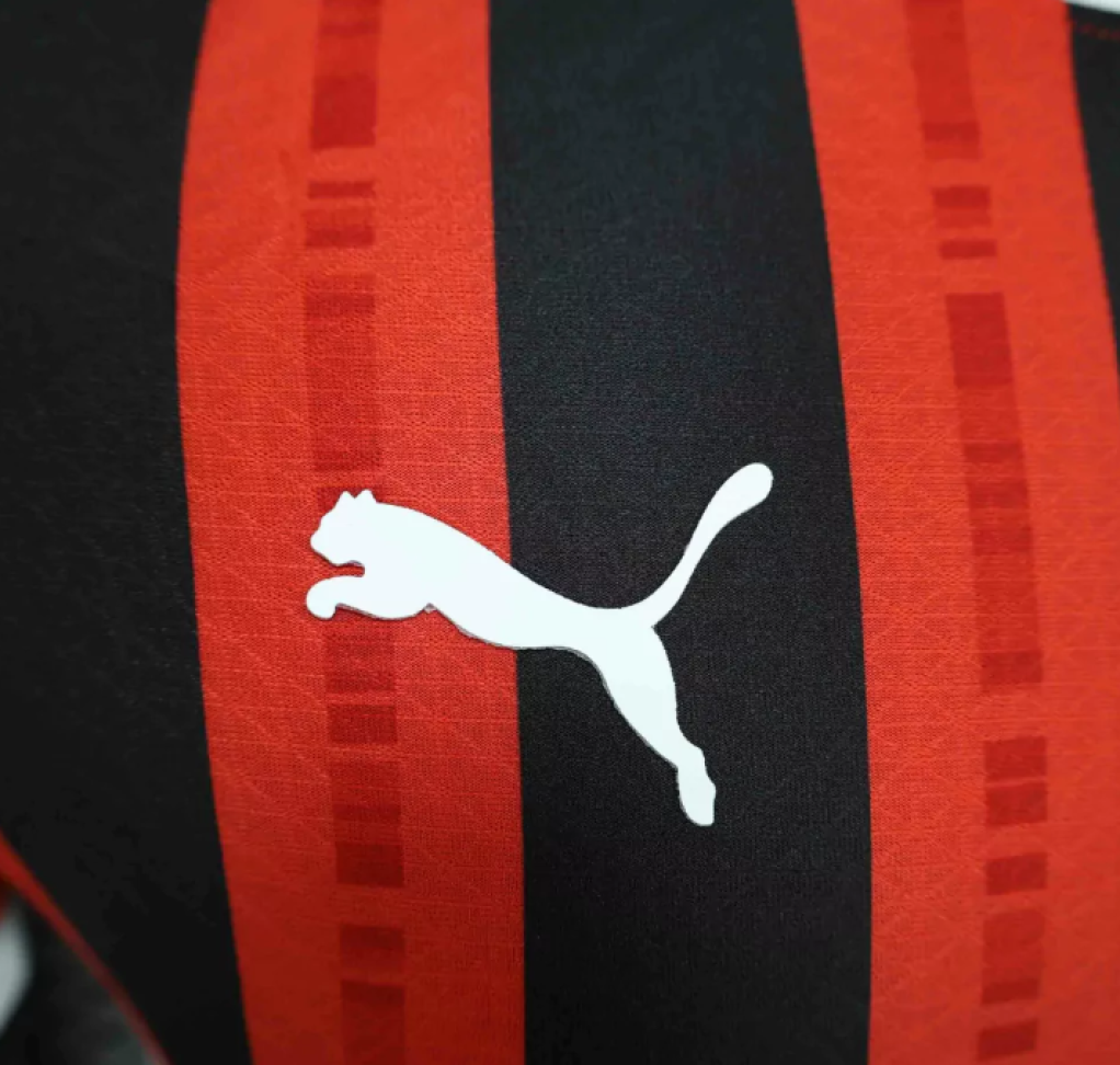 Camisa Milan Home I 24/25 Jogador - Vermelho e Preto - #3