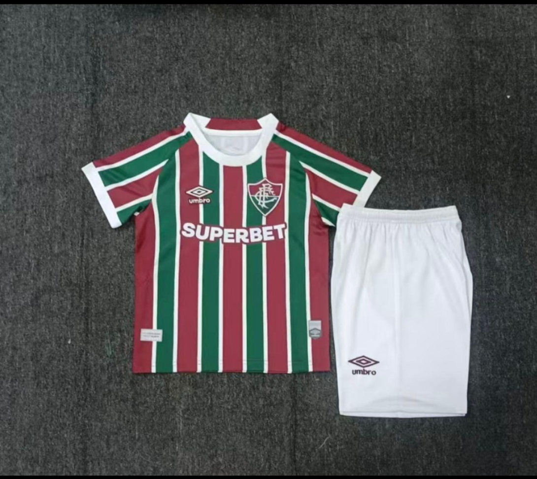 Conjunto Infantil Fluminense - Verde Grená
