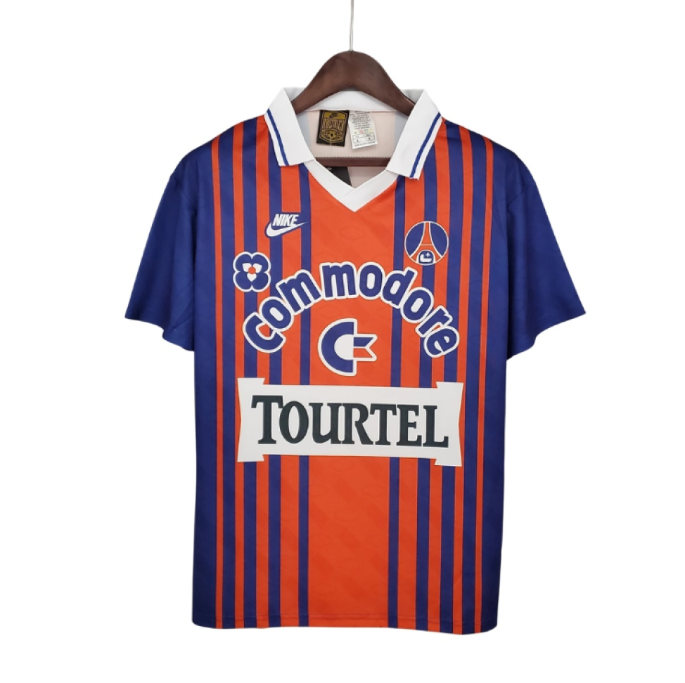 Camisa Retrô PSG 92/93 - Azul e Laranja