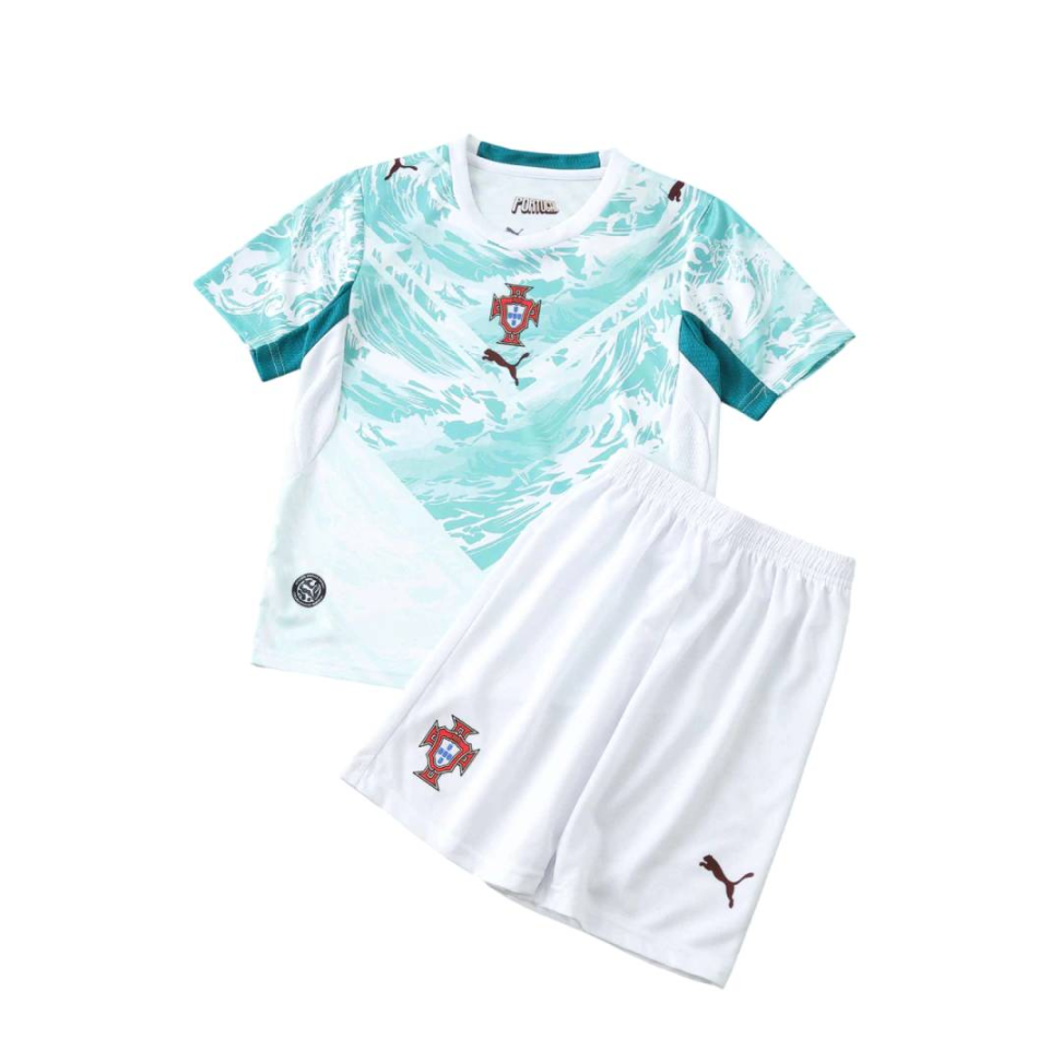 Conjunto Infantil Portugal - Verde e Branco