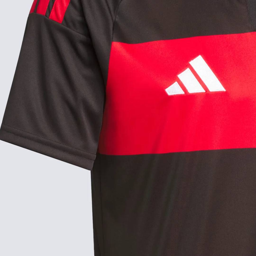 Camisa Flamengo I 2026 Torcedor - Vermelho e Preto - #3