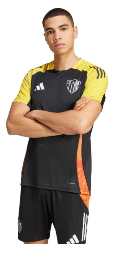 Camisa Atlético Mineiro Treino Tiro 24 Competition Adidas Masculina - Preto