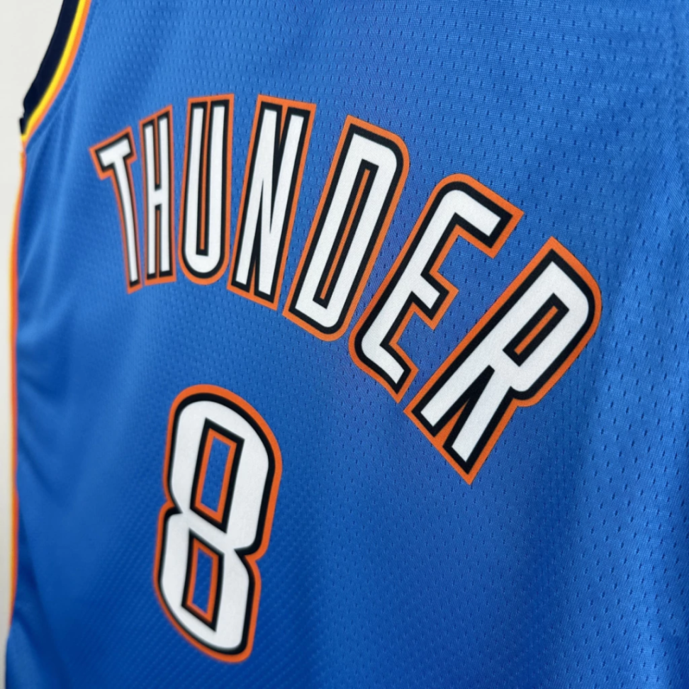 Camisa NBA Oklahoma City Thunder 8 Jalen Williams - Azul - #3