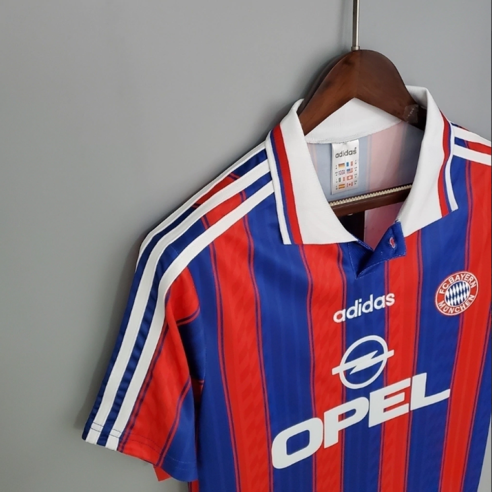 Camisa Retrô Bayern de Munique 1995/97 - Azul e Vermelha - #3