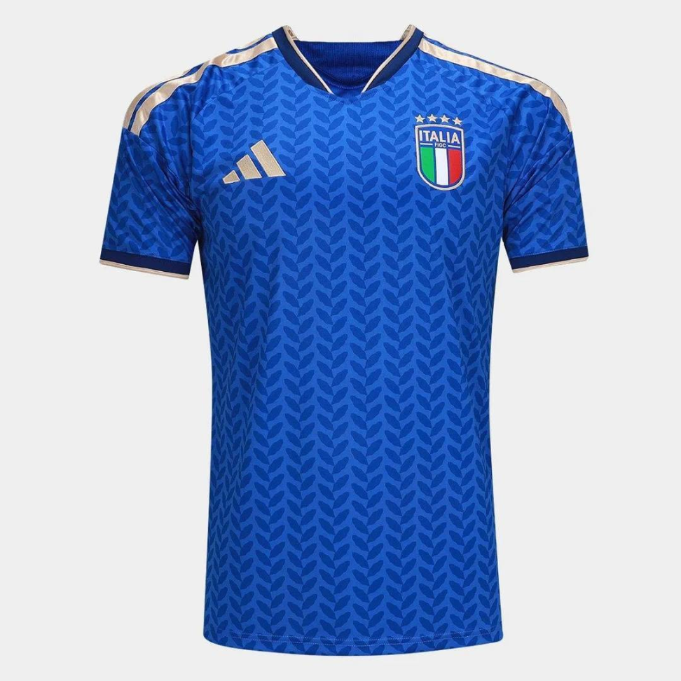 Camisa Italia 2026 Copa do Mundo Jogador - Azul