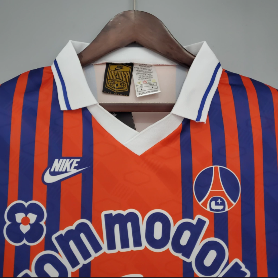 Camisa Retrô PSG 92/93 - Azul e Laranja - #3
