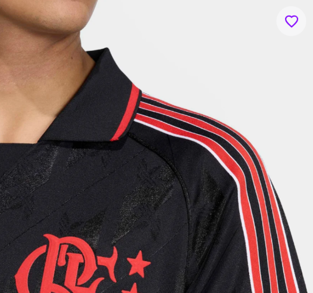 Camisa Flamengo Lifestyler 25/26 Torcedor - Preto - #5