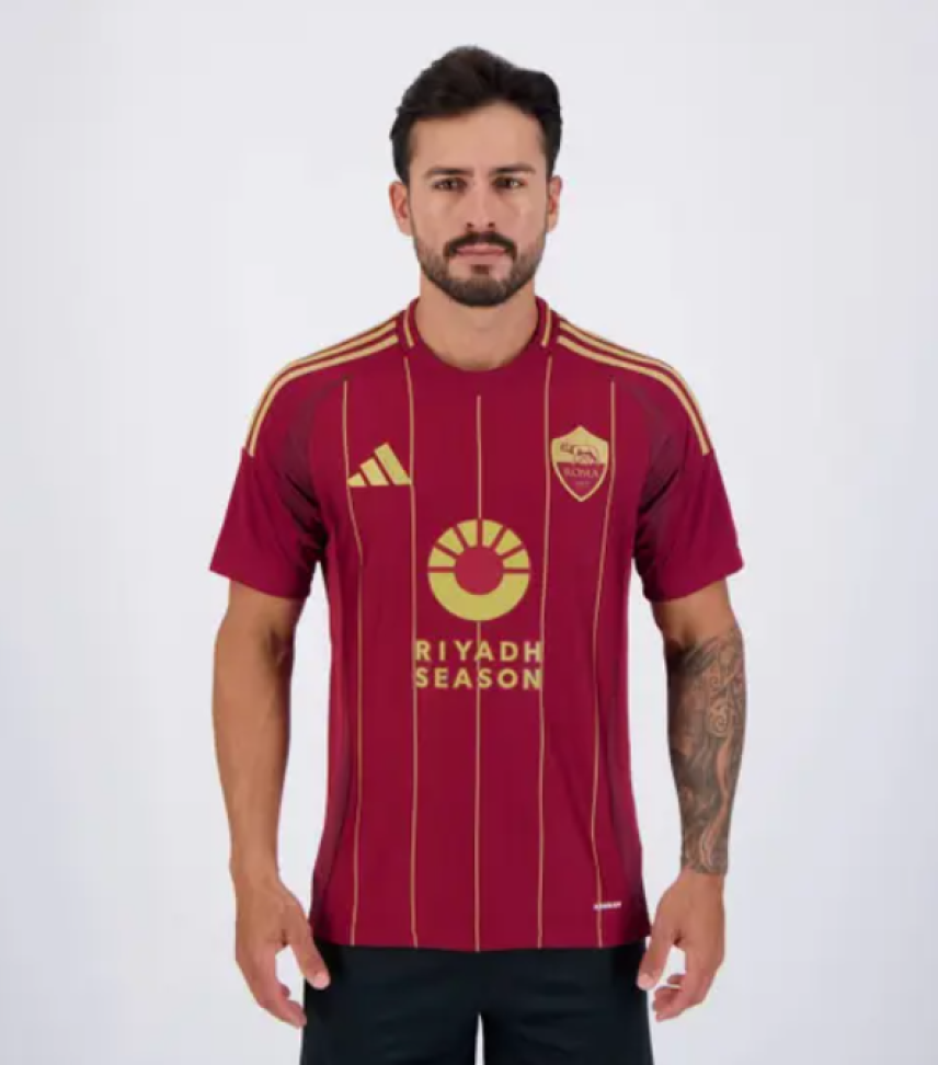Camisa Roma 25 Torcedor - Vermelha