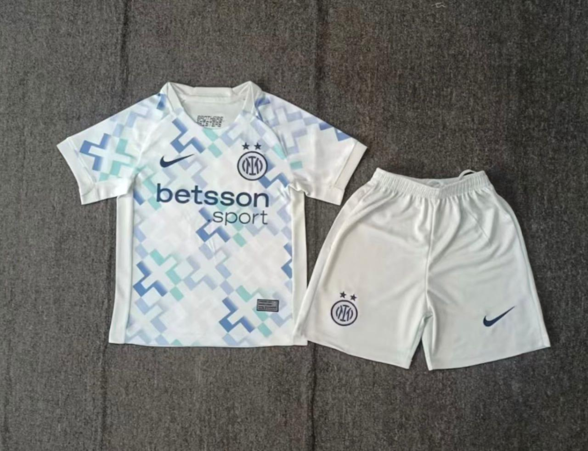 Conjunto Infantil Inter de Milao - Branco e Azul