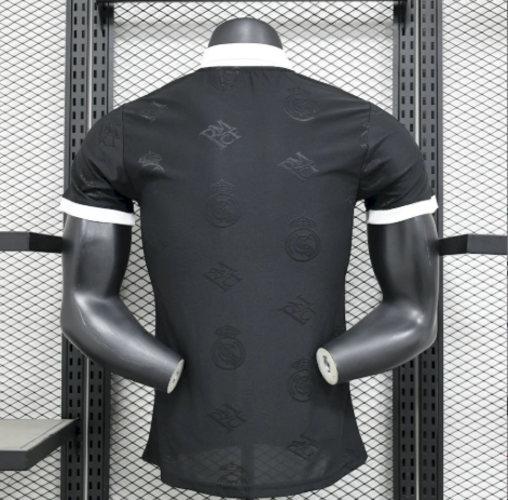 Camisa Real Madrid 25/26 Jogador - Preta - #3