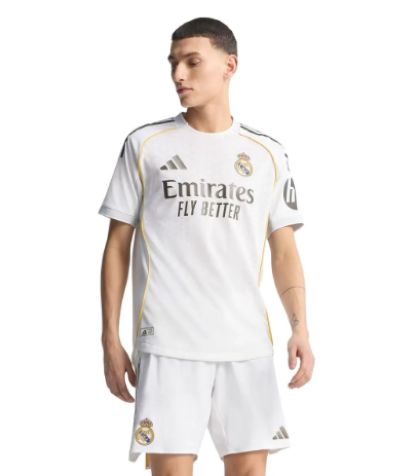 Camisa Real Madrid I 25/26 Adidas Jogador Masculina - Branca