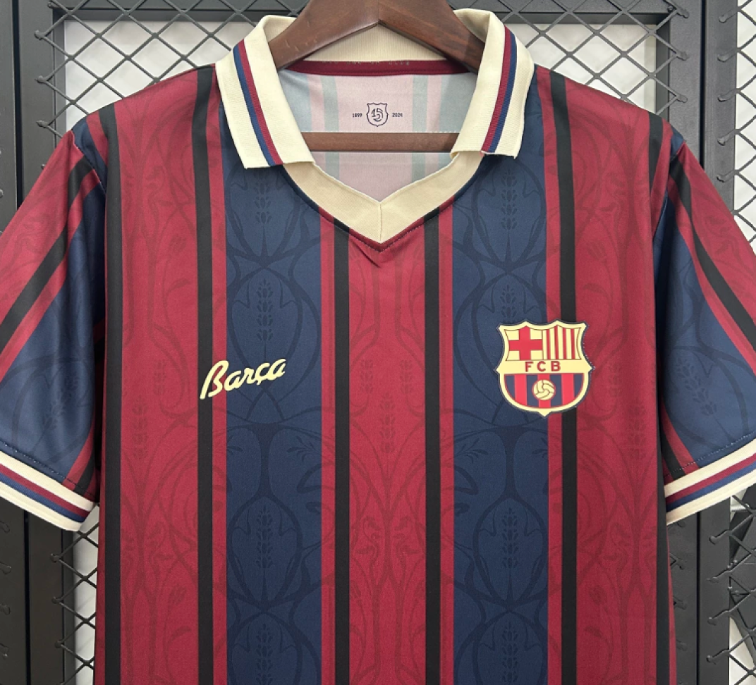 Camisa Retro Barcelona Edição Especial 125 Anos - #4