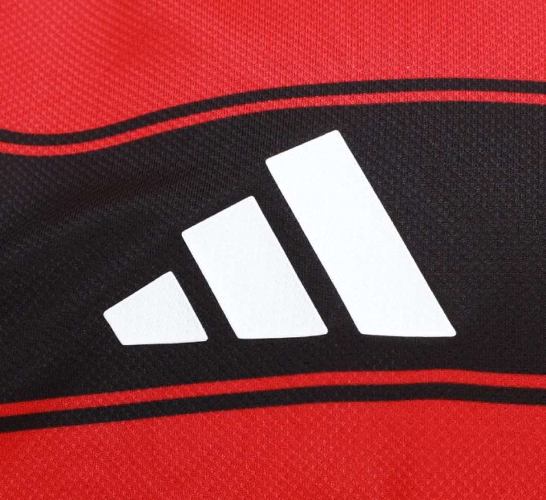 Camisa Flamengo I 25/26 s/n Jogador Adidas Masculina - Vermelho+Preto - #5