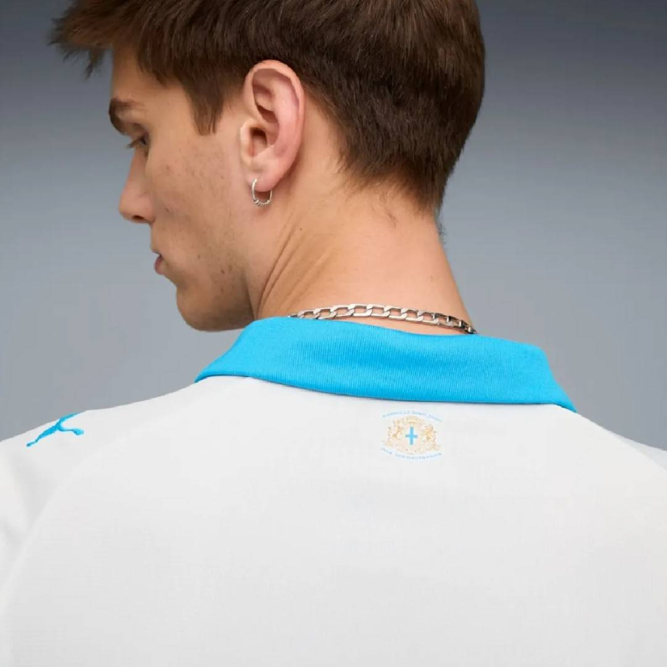 Camisa Olympique de Marseille 25 Torcedor - Branca - #3