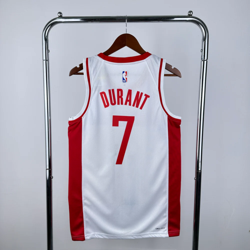 Camisa NBA Houston Rockets 7 Durant - Branca