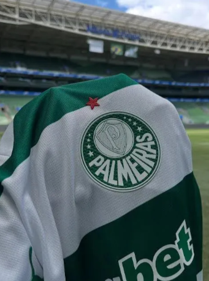 Camisa Palmeiras Listrada Avanti 25/26 Jogador - Verde Branco - #3