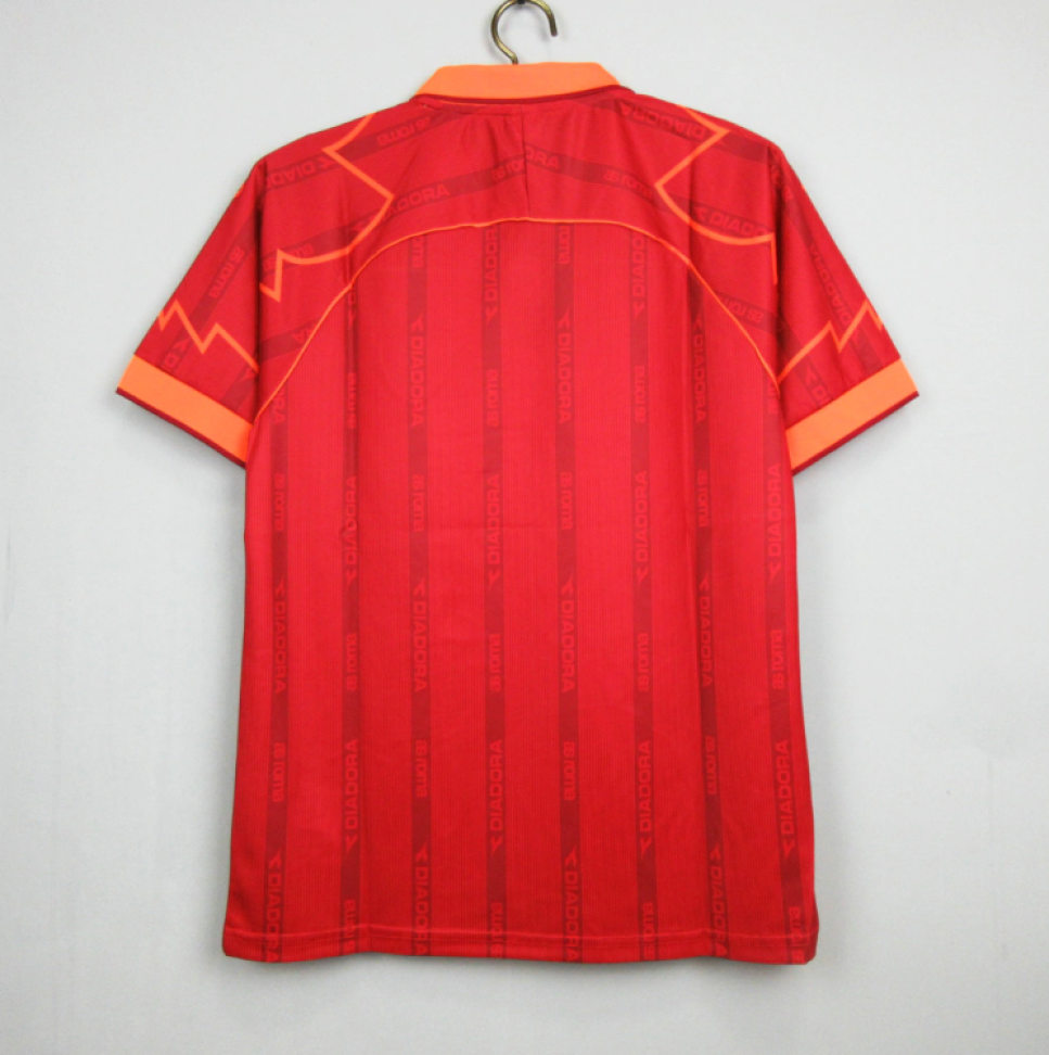 Camisa Roma Retrô 1999/2000 Torcedor - Vermelha