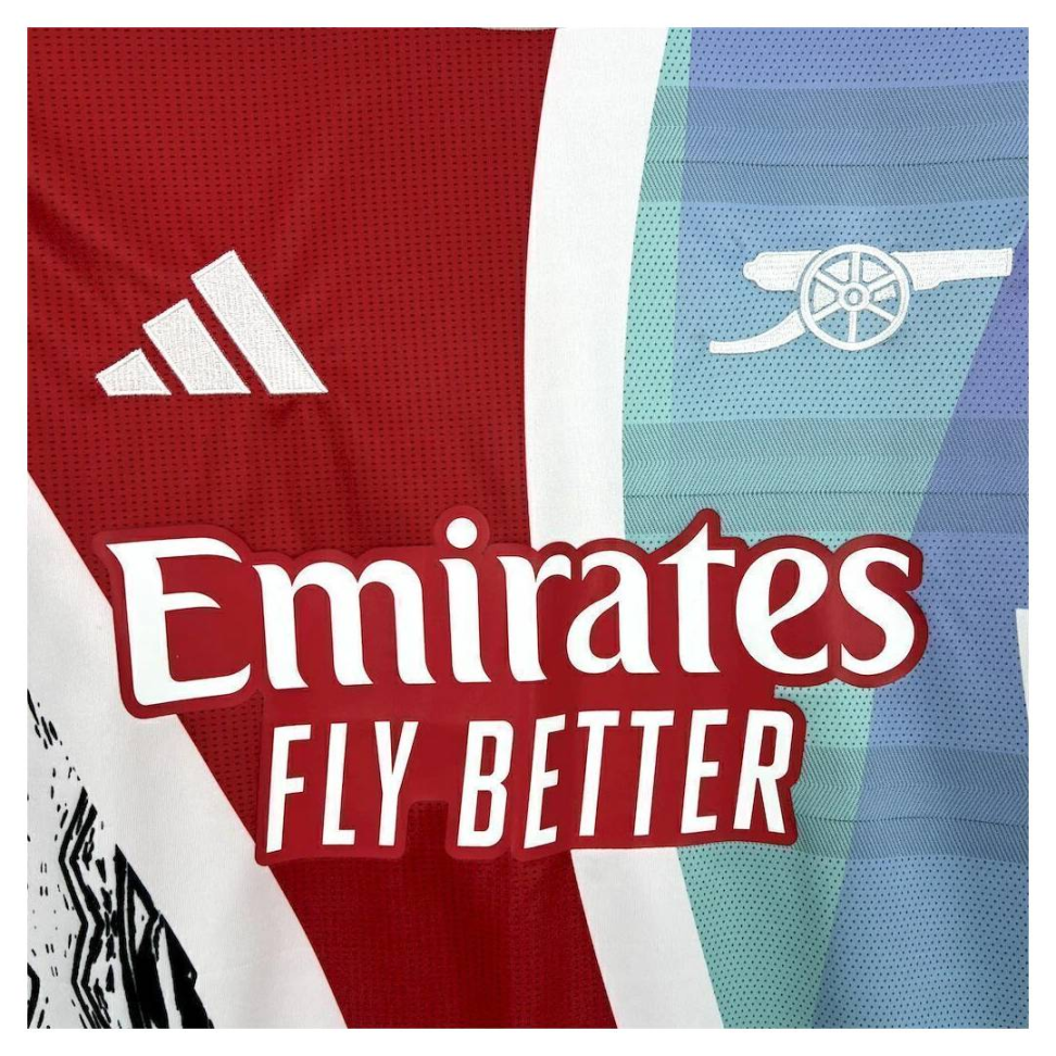 Camisa Arsenal 24/25 Torcedor - Vermelho e Azul
