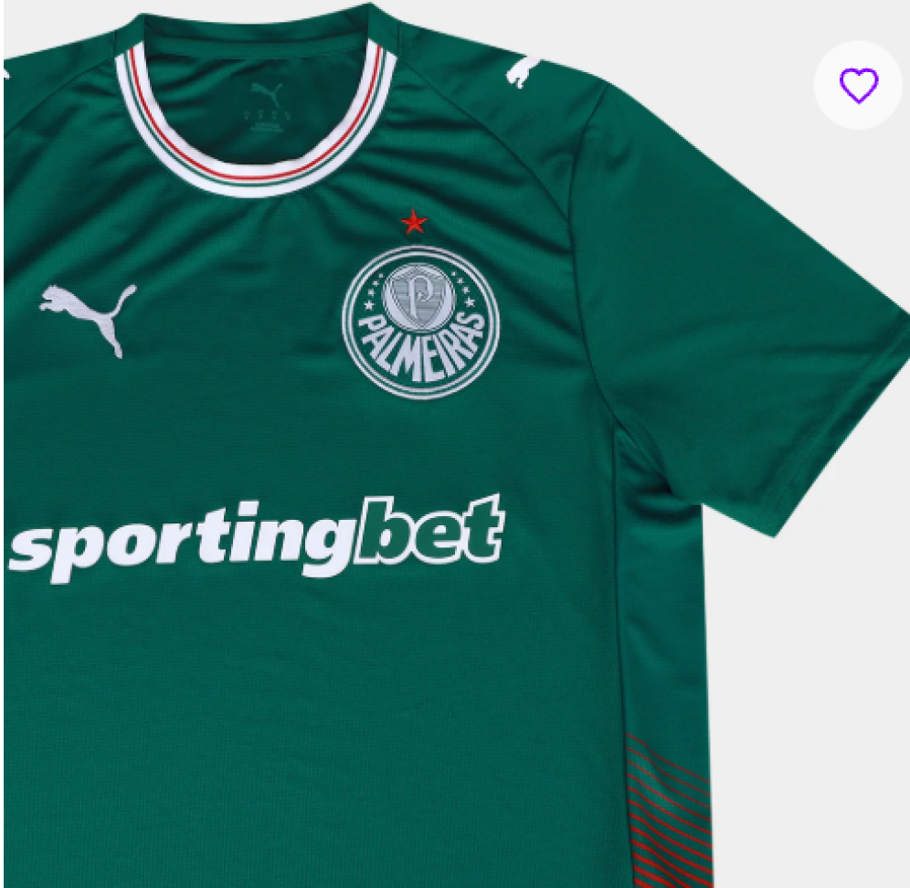 Camisa Palmeiras I 26/27 s/n Torcedor Puma Masculina - Verde - #5