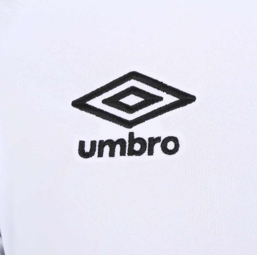 Camisa Santos I 2024 s/n° Torcedor Umbro Masculina - Branco+Preto - #3