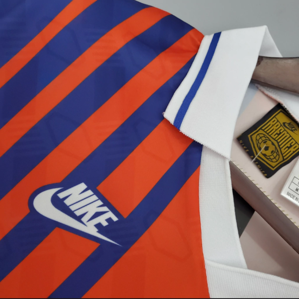 Camisa Retrô PSG 92/93 - Azul e Laranja - #4