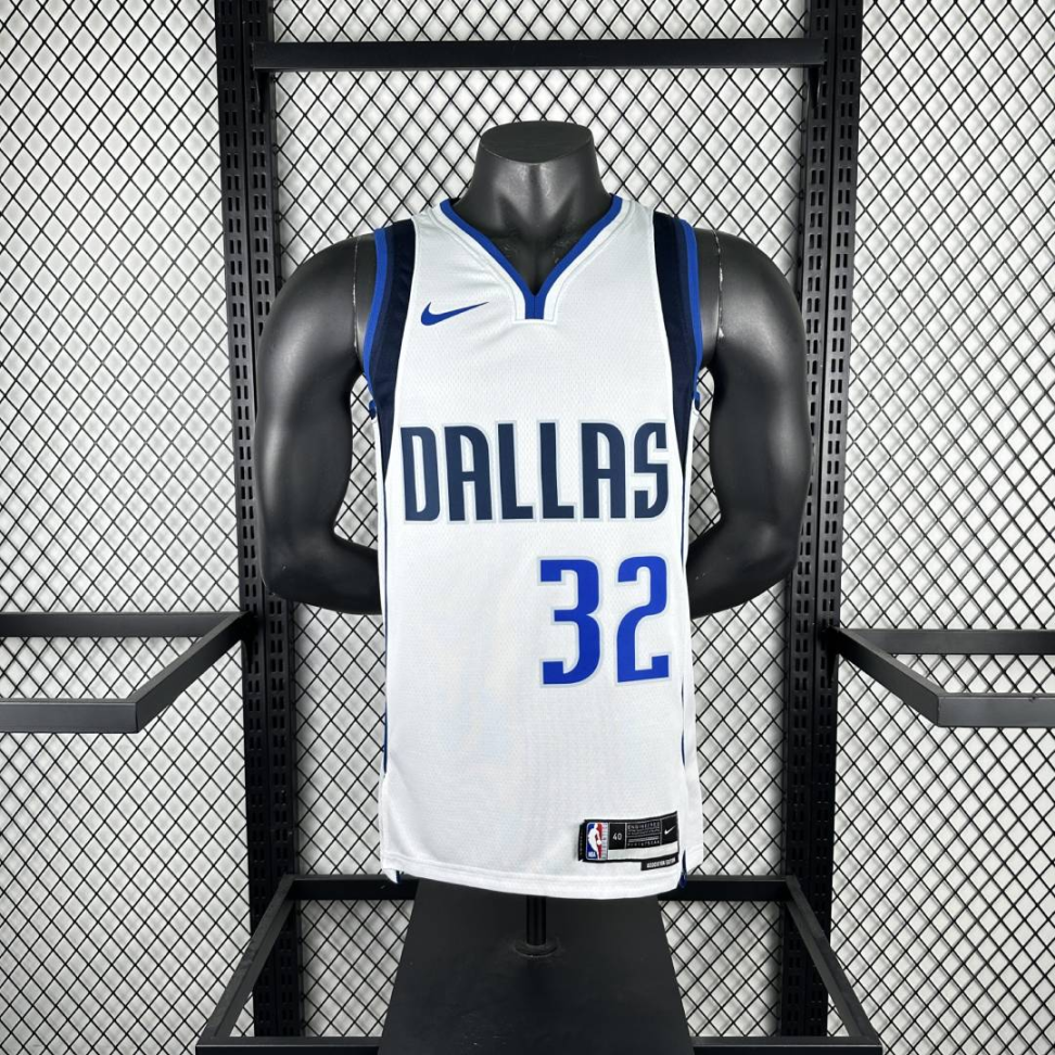 Camisa NBA Dallas Mavericks 32 Flagg - Branca