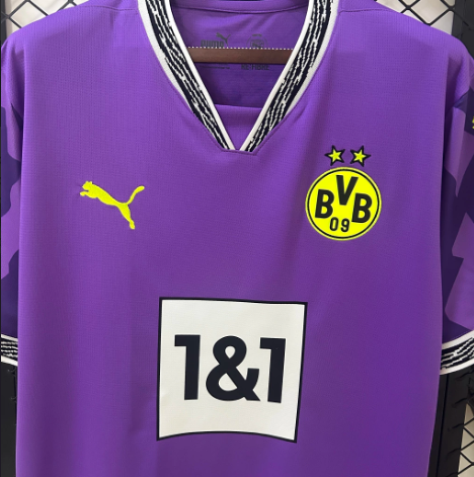 Camisa Borussia Dortmund Goleiro 2025 Torcedor - Roxa