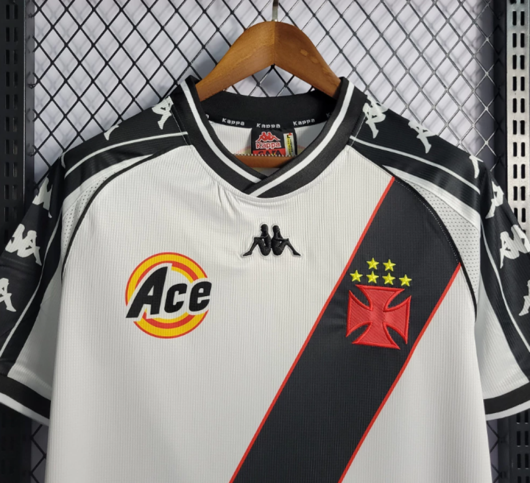 Camisa Vasco Retrô Kappa Masculina - Branco - #4
