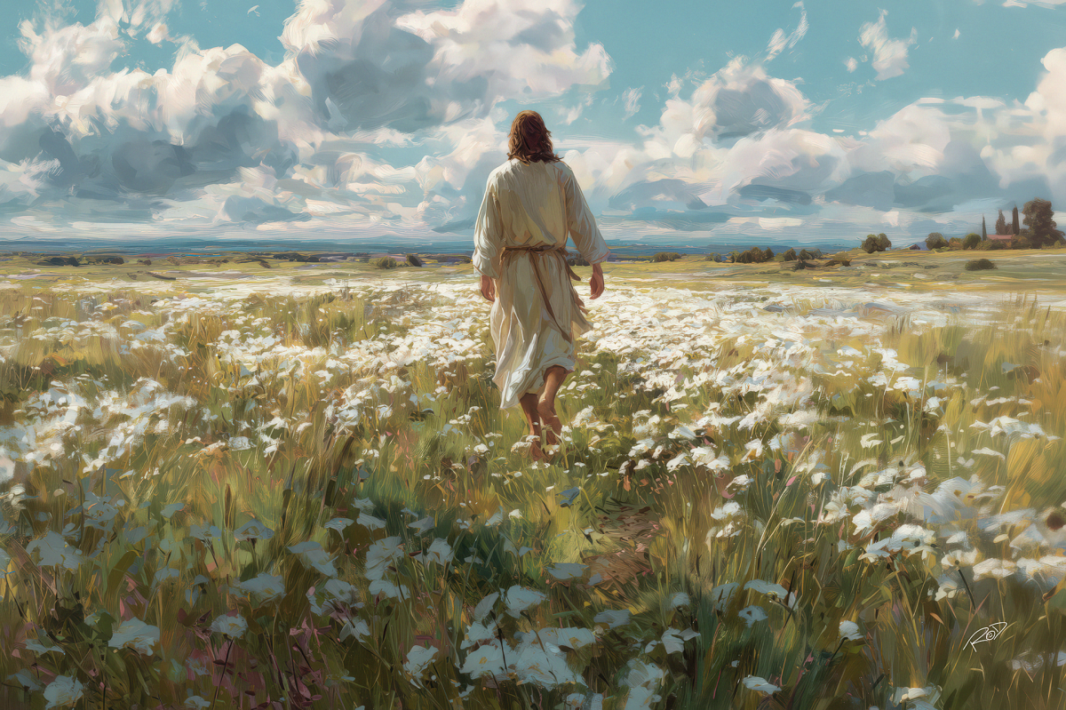 Jesus Walking