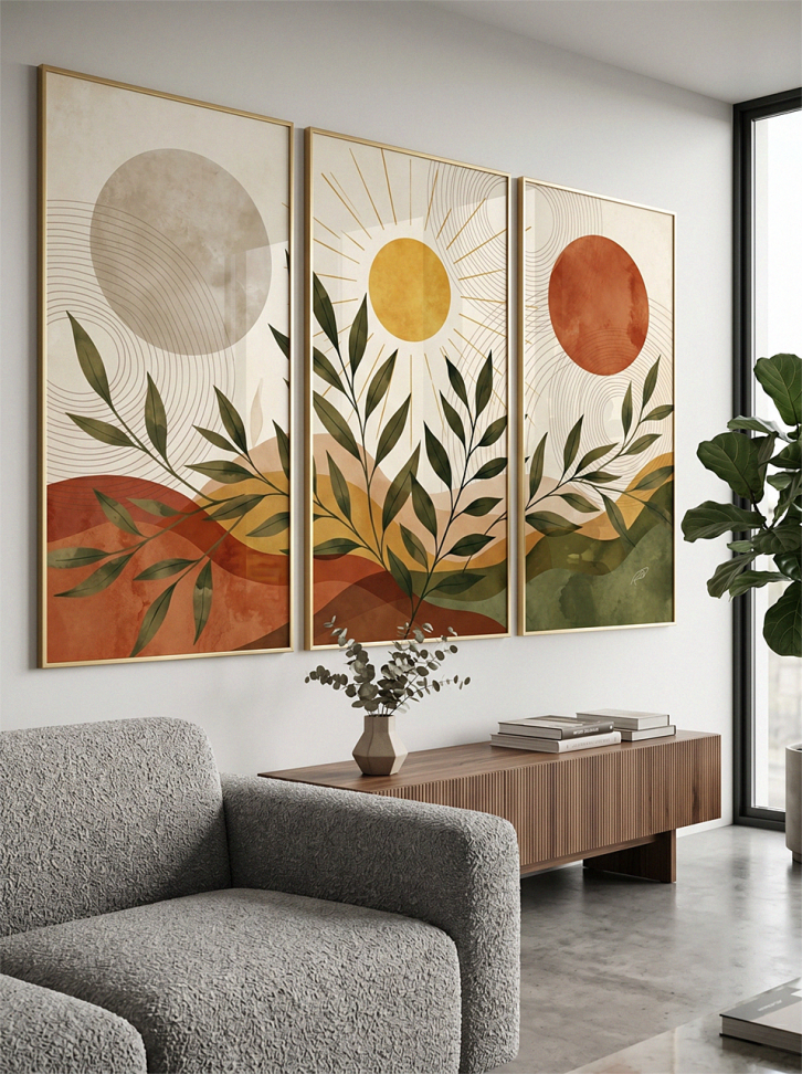 Abstract Floral Geometric
