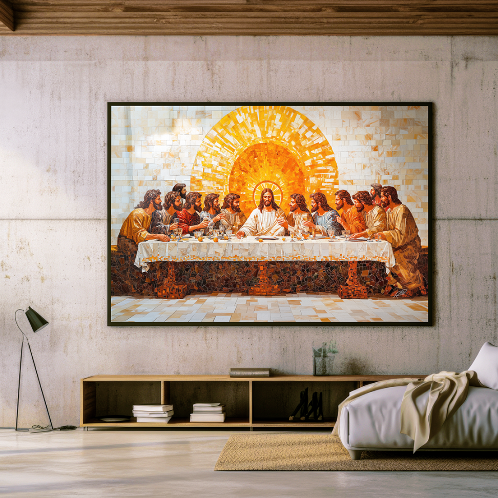 Ultima ceia mosaico