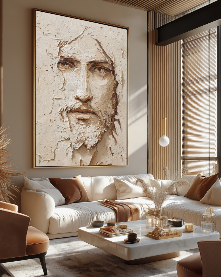 Jesus face massa 3D