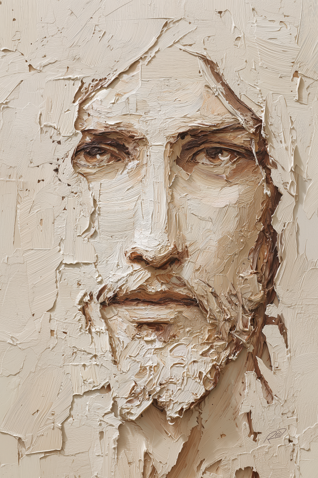 Jesus face massa 3D