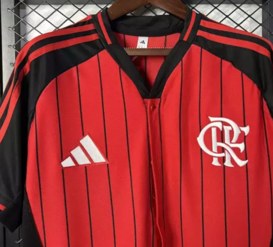 Camisa Flamengo Us Adidas 25/26 Torcedor Masculina - Vermelha - #4