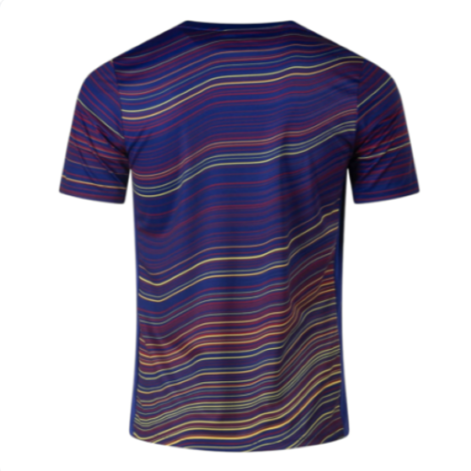 Camisa Barcelona Pré-jogo 25/26 Torcedor - Azul - #2