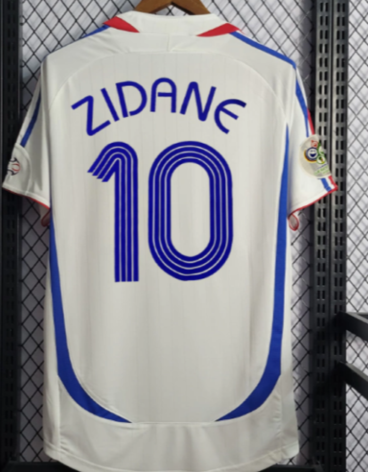 Camisa Retro Seleção França II #10 Zidane - 2006 - #2