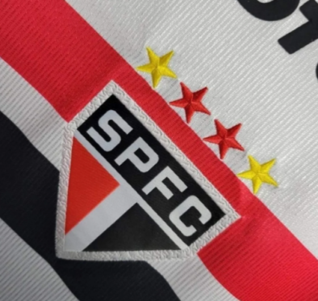 Camisa São Paulo I Retrô Penalty 2000 Motorola - Branco - #4