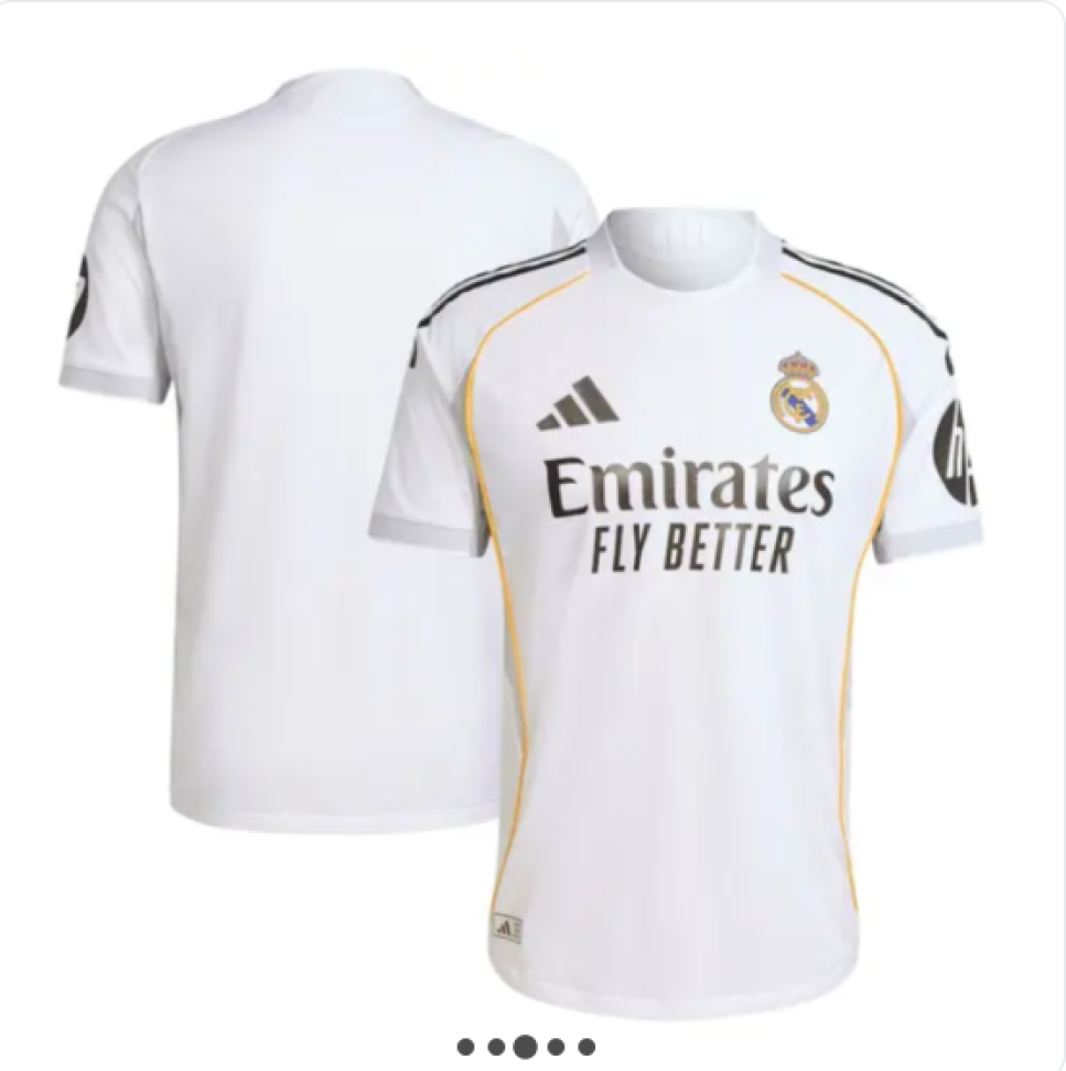 Camisa do Real Madrid 2025/26 Branca Titular - #3