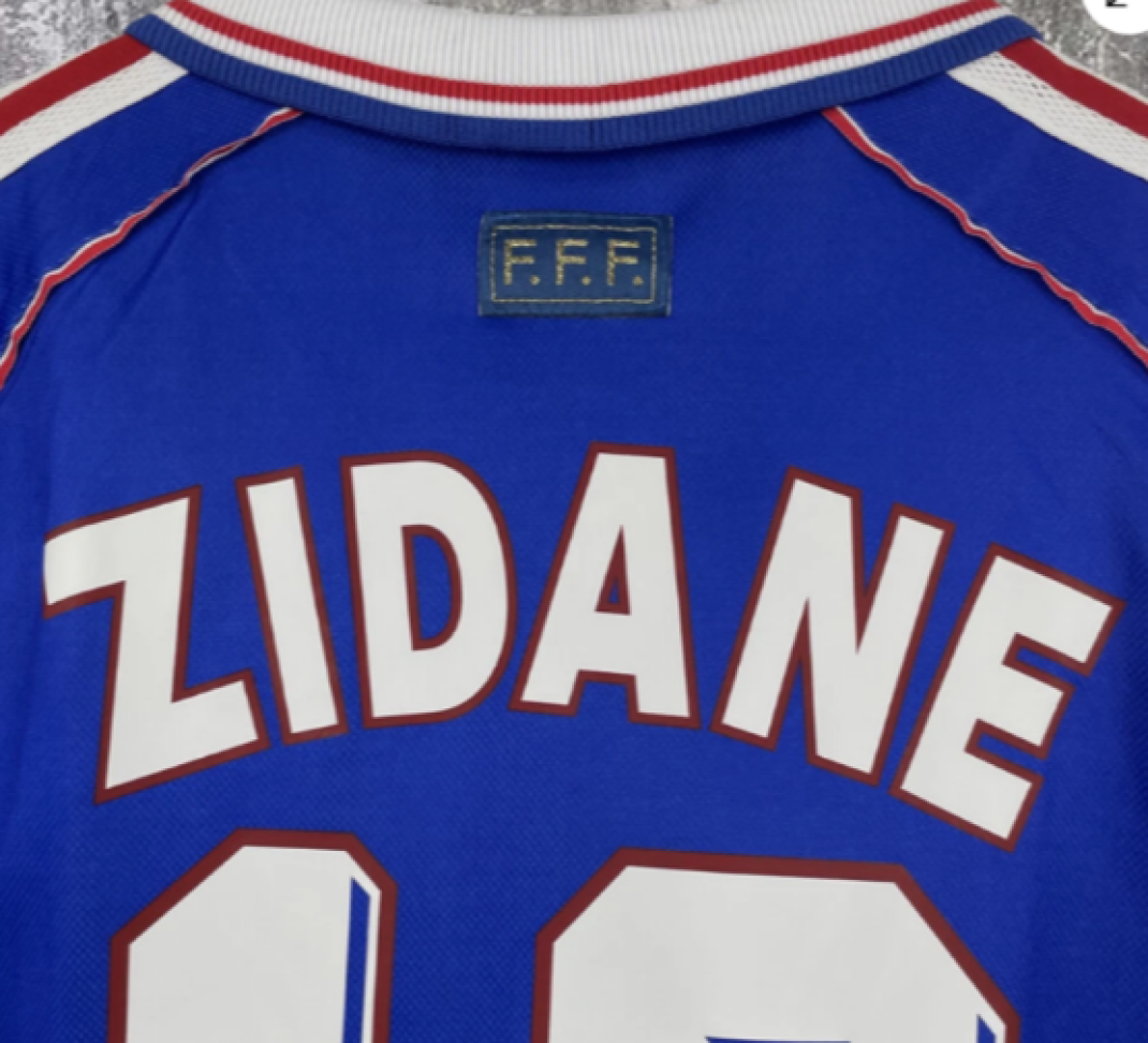 Camisa Retrô Zidane França 1998 - #2
