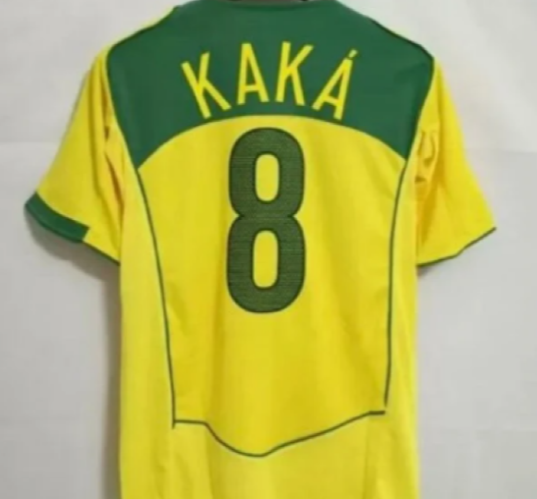 Camisa Retrô Seleção Brasileira 2004 Kaka - Amarela - #2