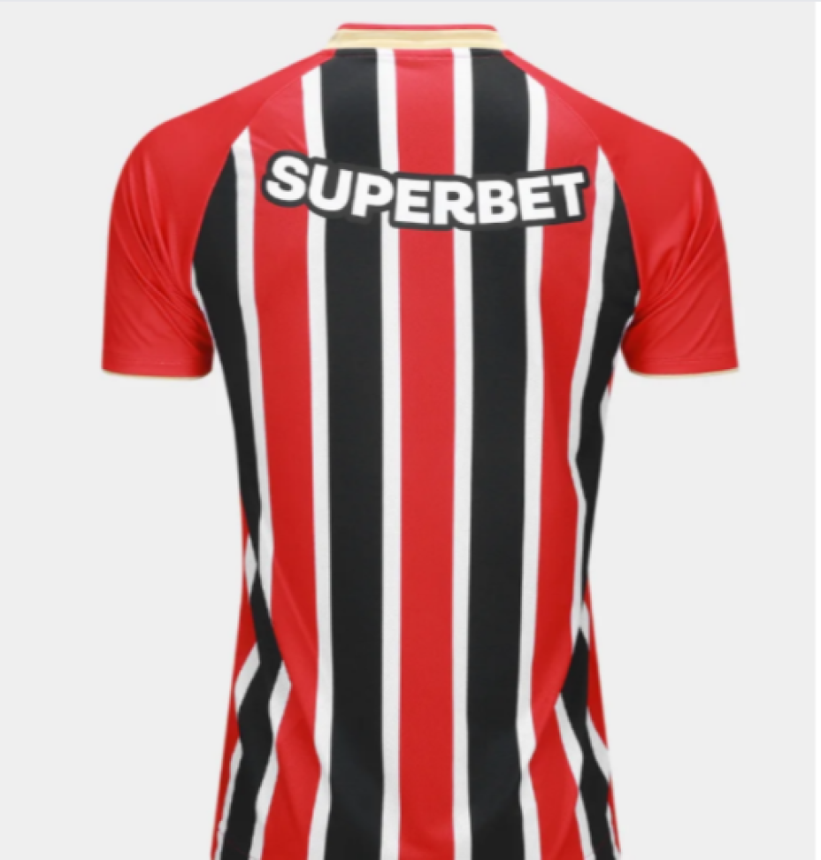 Camisa São Paulo II 25/26 s/n Jogador New Balance Masculina - Vermelho+Branco - #2