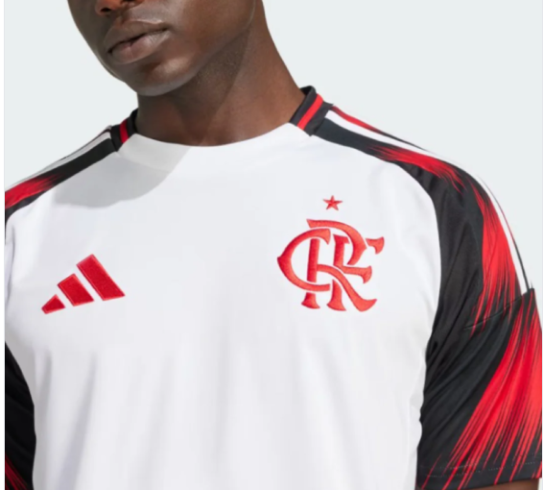 Camisa Flamengo II 25/26 Torcedor - Branco - #3