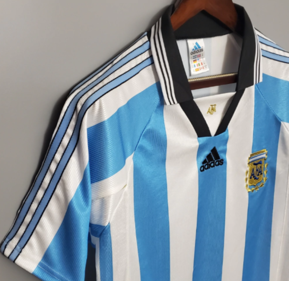 Camisa Retrô Argentina 1996 - Azul e Branco - #3