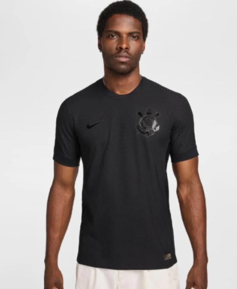 Camisa Nike Corinthians II 2024/25 Jogador Masculina - Preto