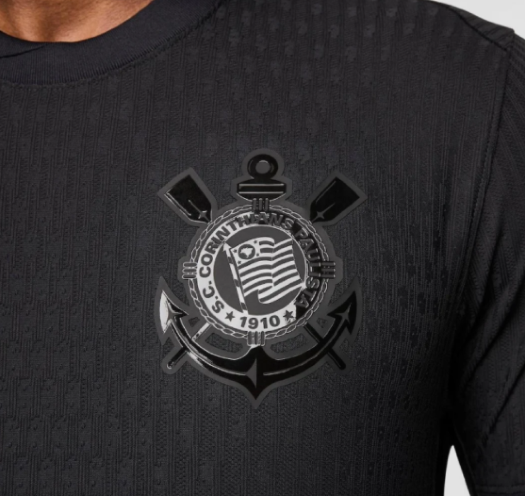 Camisa Nike Corinthians II 2024/25 Jogador Masculina - Preto - #3